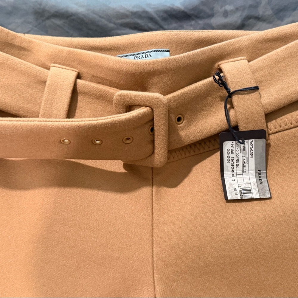 Prada Cammello Wool Trousers